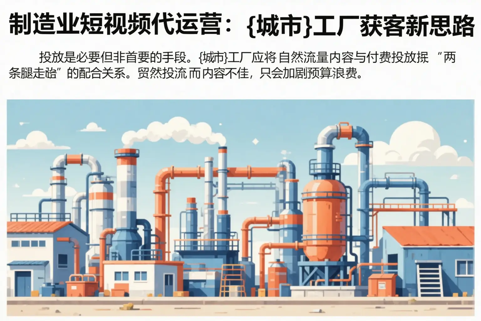 制造业短视频代运营：泸溪工厂获客新思路